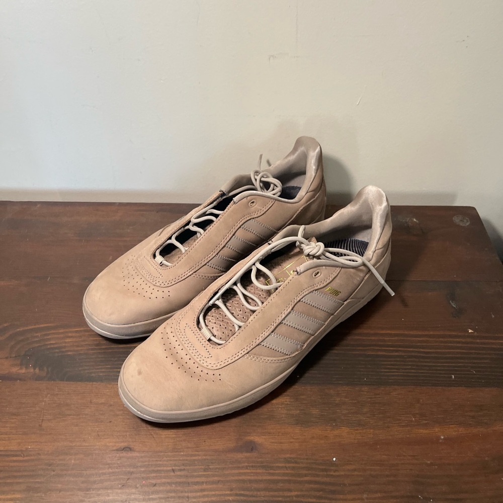 Adidas Puig size 11.5 tan